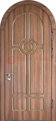 Арочная дверь с отделкой массивом ДА-35 в Пушкино