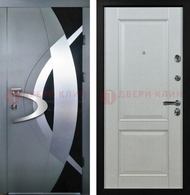 Квартирная стальная дверь с разными МДФ ДМ-509 в Краснодаре