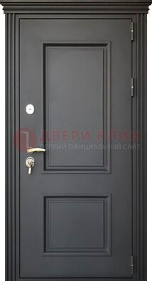 Чёрная дверь с МДФ ДМ-520 в Котельниках
