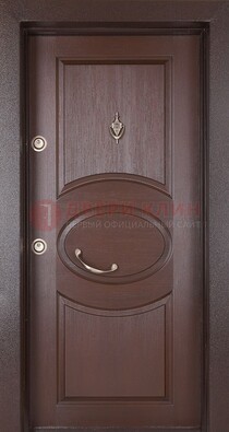 Железная дверь с массивом дуба в стиле классика ДМД-55 в Котельниках