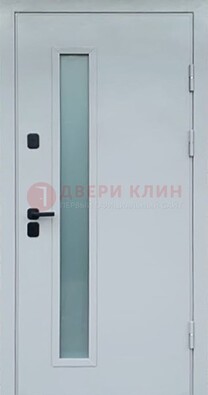 Светлая железная дверь с порошковым напылением ДП-303 в Курске