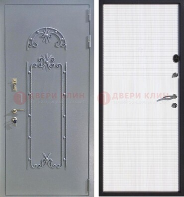 Черная входная дверь с порошковым покрытием ДП-67 в Ростове-На-Дону