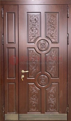 Парадная металлическая дверь с узором ДПР-74 в Орехово-Зуево