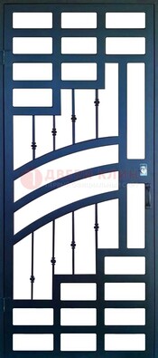Современная металлическая решетчатая дверь ДР-38 в Котельниках