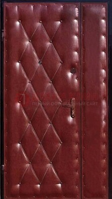 Бордовая тамбурная дверь ДТМ-25 в Котельниках