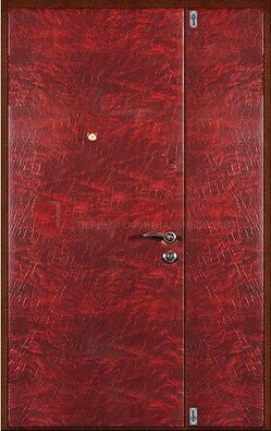 Красная тамбурная дверь ДТМ-33 в Котельниках
