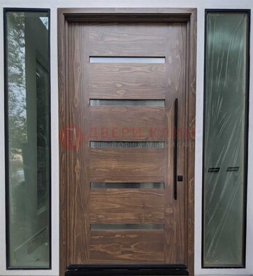Железная дверь с виноритом и фрамугами ДВТ-189 в Белгороде