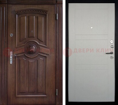 Темная входная дверь с виноритом ДВТ-216 в Казани