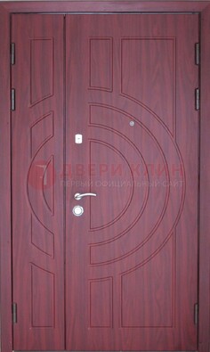Красная железная дверь с виноритом ДВТ-3 в Котельниках