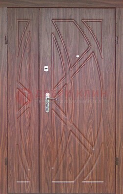 Железная полуторная дверь с МДФ ПЛ-7 в Зеленограде